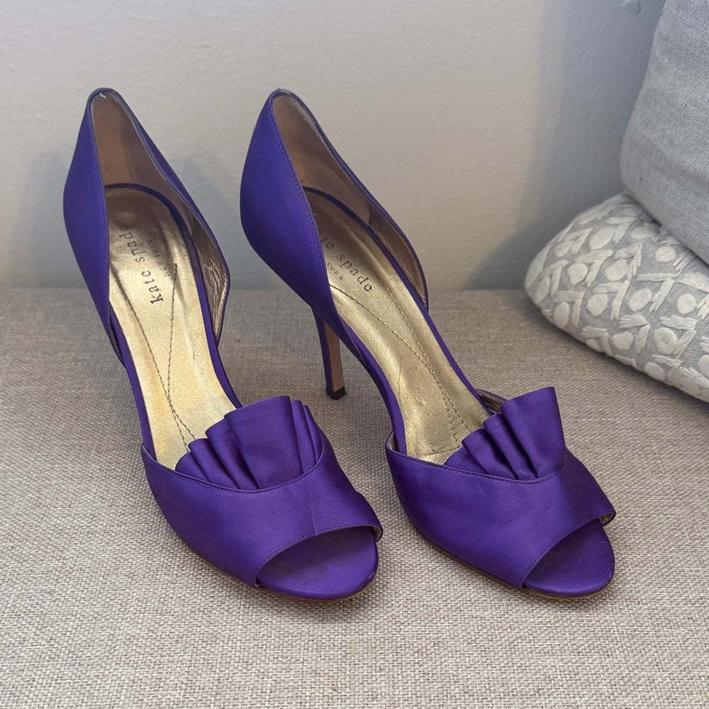 Kate Spade  Chrisette Purple Women's Heels Sz-7.5